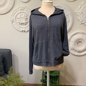 Light-weight hooded sweater/jacket
